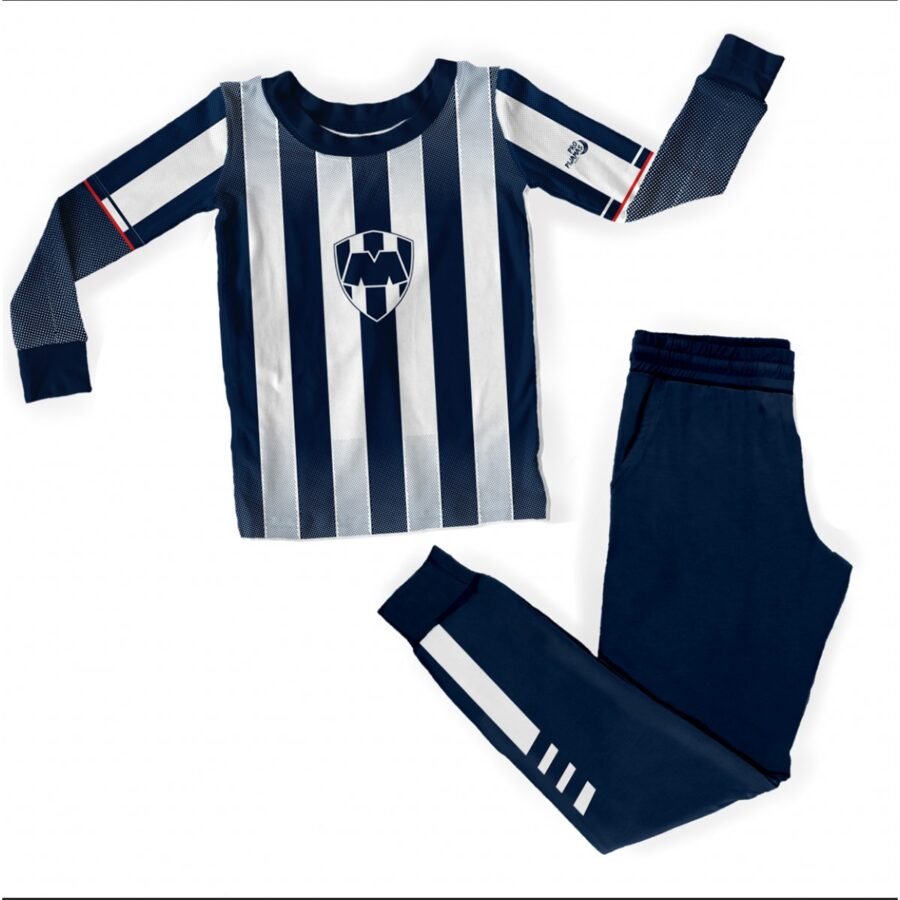 Pro Pijama Manga Larga Rayados de Monterrey Caballero