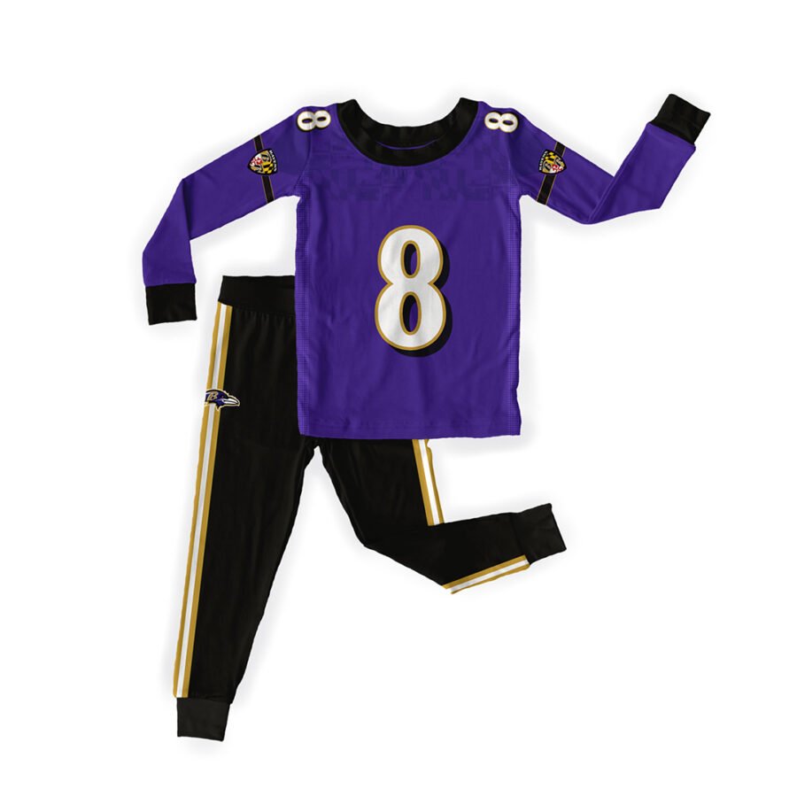 Pro Pijamas Manga Larga Baltimore Cuervos